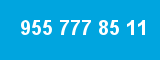 955 777 85 11 955 777 85 11